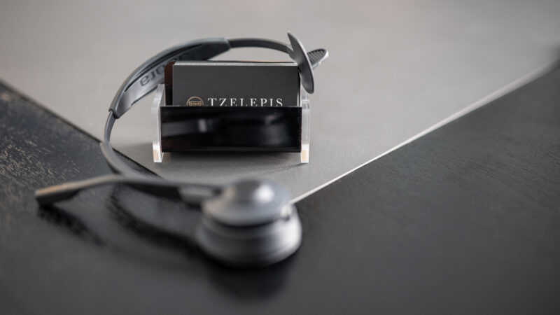 Headset & Visitenkarte